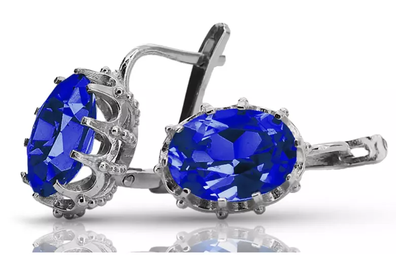 Russe soviétique 925 argent sterling Alexandrite Rubis Émeraude Saphir Aigue-marine Zircon ... Boucles d’oreilles VEC079S Russe soviétique 925 argent sterling Alexandrite Rubis Émeraude Saphir Aigue-marine Zircon ... Boucles d’oreilles VEC079S