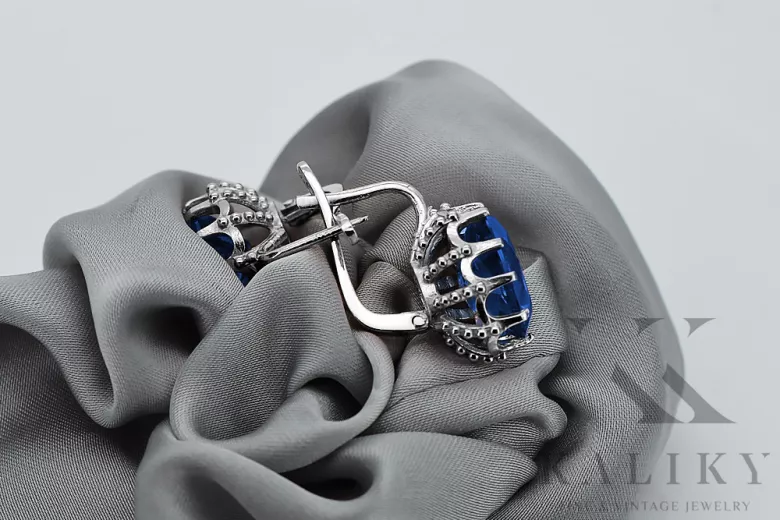 Russe soviétique 925 argent sterling Alexandrite Rubis Émeraude Saphir Aigue-marine Zircon ... Boucles d’oreilles VEC079S Russe soviétique 925 argent sterling Alexandrite Rubis Émeraude Saphir Aigue-marine Zircon ... Boucles d’oreilles VEC079S