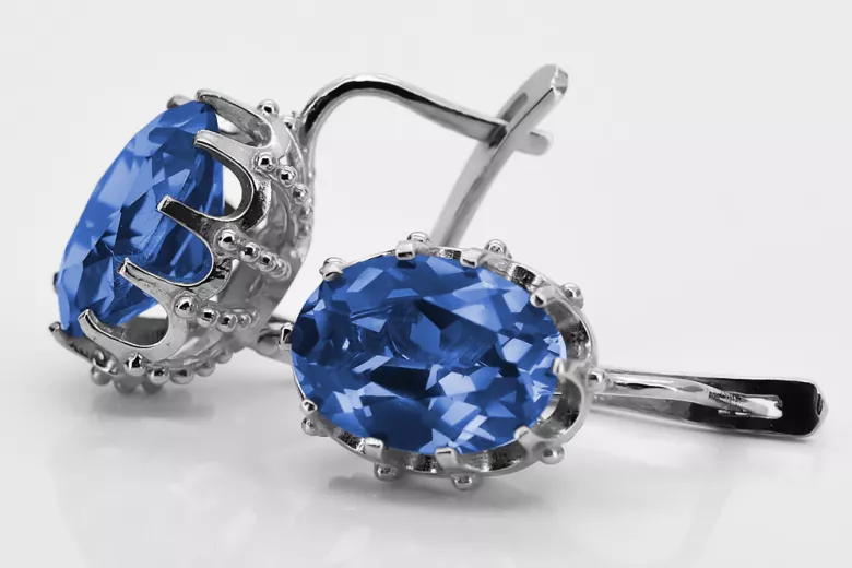 Russe soviétique 925 argent sterling Alexandrite Rubis Émeraude Saphir Aigue-marine Zircon ... Boucles d’oreilles VEC079S Russe soviétique 925 argent sterling Alexandrite Rubis Émeraude Saphir Aigue-marine Zircon ... Boucles d’oreilles VEC079S