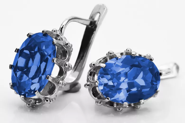 Russe soviétique 925 argent sterling Alexandrite Rubis Émeraude Saphir Aigue-marine Zircon ... Boucles d’oreilles VEC079S Russe soviétique 925 argent sterling Alexandrite Rubis Émeraude Saphir Aigue-marine Zircon ... Boucles d’oreilles VEC079S
