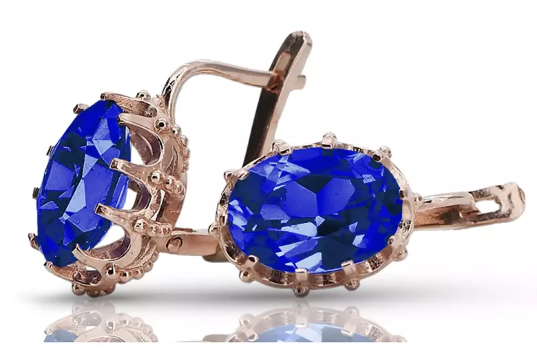 Vintage rose pink 14k 585 gold alexandrite sapphire vec079 Vintage Vintage rose pink 14k 585 gold alexandrite sapphire vec079 Vintage