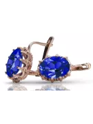 Vintage roz roz 14k 585 aur alexandrit safir vec079 Vintage