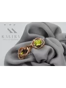 copy of Boucles d’oreilles en or rose soviétique russe 14k 585 vec033 alexandrite rubis émeraude saphir ...