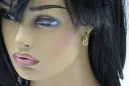 copy of Russische Sowjetische Rose Pink 14k 585 Gold Ohrringe vec033 Alexandrit Rubin Smaragd Saphir ...