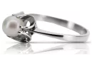 Rosa rusa rosa soviética rojo URSS 585 583 anillo de perlas de oro