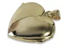 Gelbgold 14 Karat schöner Herzanhänger für Bild cpn063y