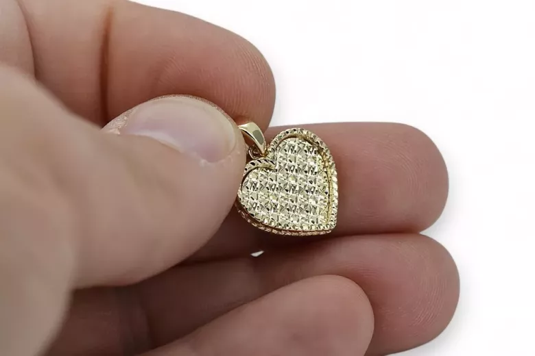 Pendentif d'or ★ https://zlotychlopak.pl/fr/ ★ échantillon d'or 585 333 bas prix