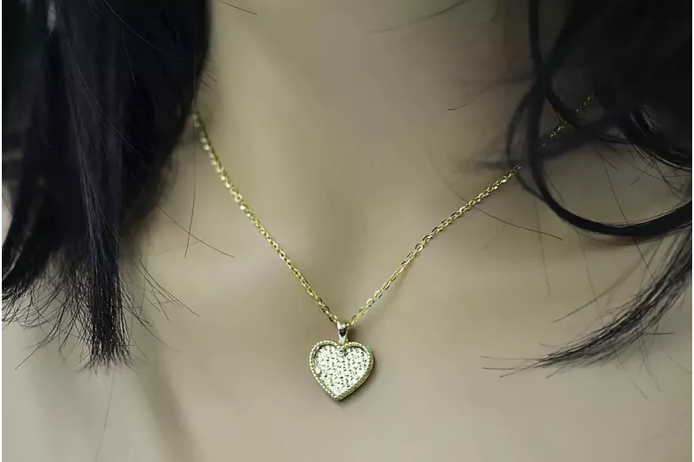 Pendentif d'or ★ https://zlotychlopak.pl/fr/ ★ échantillon d'or 585 333 bas prix