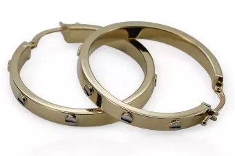 Złote kolczyki 14k ★ zlotychlopak.pl ★ Złoto próba 585 333 Tanio!