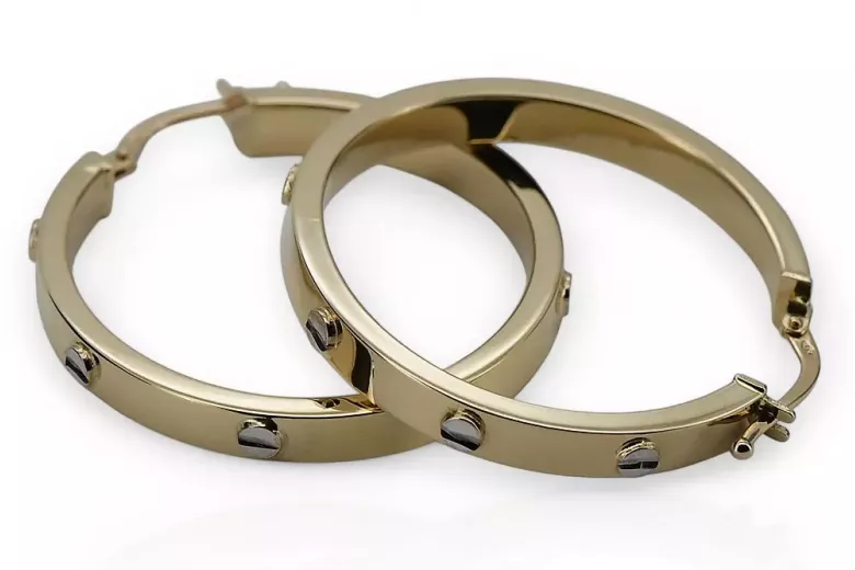 Pendientes de oro ★ https://zlotychlopak.pl/es/ ★ Muestra de oro 585 333 Precio bajo!