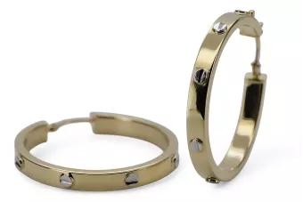 Cercei din aur ★ https://zlotychlopak.pl/ro/ ★ Mostră de aur 585 333 Preț mic!