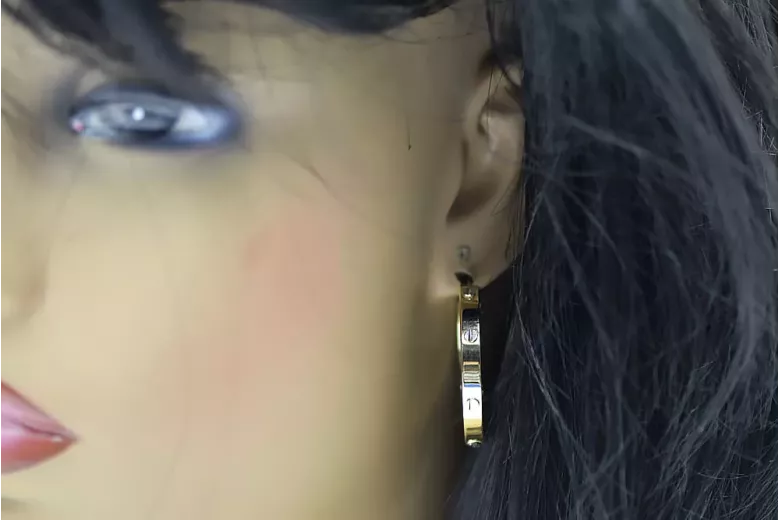 Goldohrringe ★ https://zlotychlopak.pl/de/ ★ Goldprobe 585 333 Niedriger Preis!