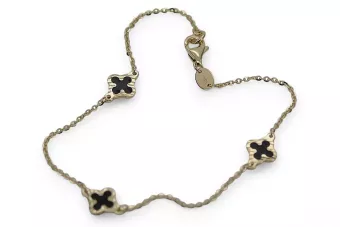 Gelbe Roségold Armband ★ russiangold.com ★ Gold 585 333 Niedriger Preis