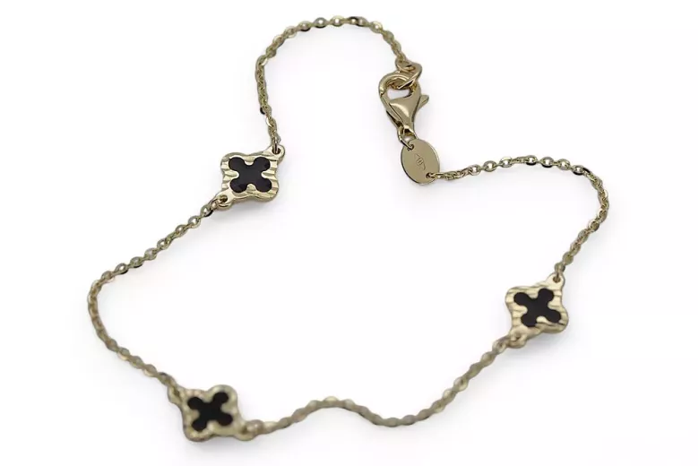 Gelbe Roségold Armband ★ russiangold.com ★ Gold 585 333 Niedriger Preis