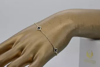 Yellow rose gold bracelet ★ russiangold.com ★ Gold 585 333 Low price