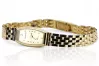Gelb 14k 585 gold schöne Dame Geneve beobachten lw107y