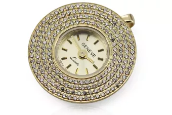 Jaune 14k or Lady pendentif Geneve lw120y