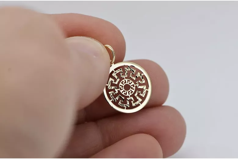Златен медальон ★ https://zlotychlopak.pl/bg/ ★ Златен образец 585 333 ниска цена