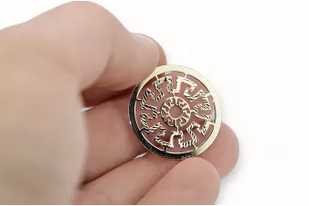 Pendentif d'or ★ https://zlotychlopak.pl/fr/ ★ échantillon d'or 585 333 bas prix