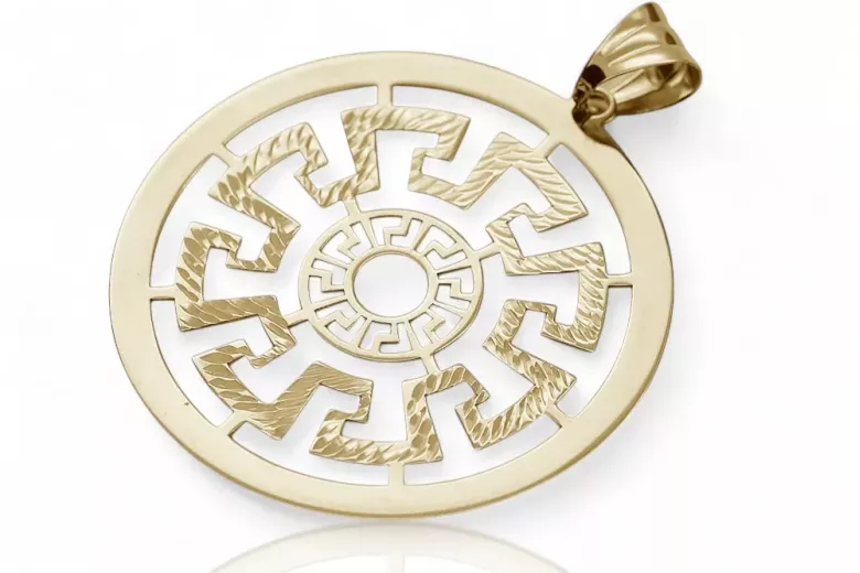 Colgante de oro ★ https://zlotychlopak.pl/es/ ★ Muestra de oro 585 333 bajo precio