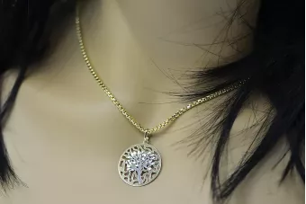 Золота кулон ★ Zlotychlopak.pl ★ Золота пробка 585 333 низька ціна