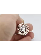 Złota zawieszka włoska 14k 585 drzewko szczęścia cpn067yw