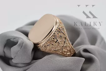 Russische Rose Sowjetgold Schmuck Mann Ring Schild