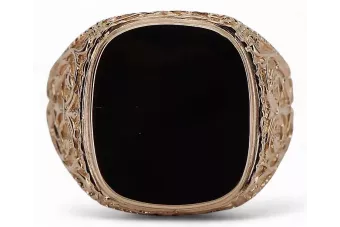 Russische Rose Sowjetgold Schmuck Mann Ring Schild