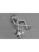 Ruso soviético rosa rosa 14k 585 oro Vintage pendientes vec197 alejandrita rubí esmeralda zafiro...