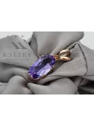 Oro rosa antiguo original de 14k Alejandrita Colgante Joyería vintage vpc019r