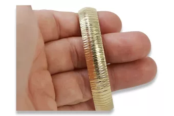 Złota bransoletka 14k 585 żółte włoskie złoto cbt002y