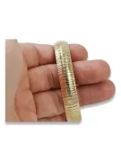 Желтый итальянский браслет из 14-каратного золота cbt002y