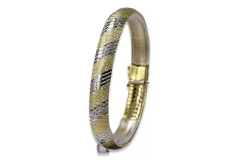 Złota bransoletka 14k 585 żółte włoskie złoto cbt003yw