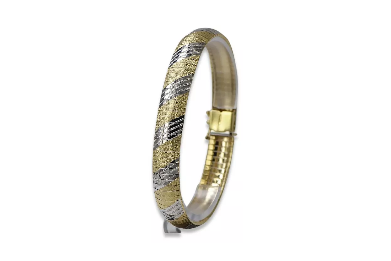 Złota bransoletka 14k 585 żółte włoskie złoto cbt003yw Złota bransoletka 14k 585 żółte włoskie złoto cbt003yw