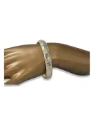 Złota bransoletka 14k 585 żółte włoskie złoto cbt003yw