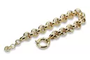 Italienisch gelb 14 Karat Gold Ankerarmband cb025y Italienisch gelb 14 Karat Gold Ankerarmband cb025y