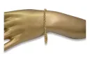 Italienisch gelb 14 Karat Gold Ankerarmband cb025y Italienisch gelb 14 Karat Gold Ankerarmband cb025y
