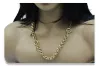 Or 14k 585 chaîne 45cm-65cm avec bracelet cb025y16gcb025y16g