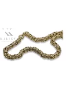 Złota bransoletka 14k 585 wzór królewski cb009y