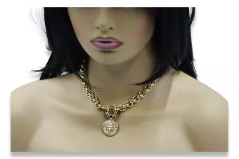 Золота підвіска ручна ручка ★ Zlotychlopak.pl ★ Gold hallmark 585 333 низька ціна