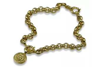 Золота підвіска ручна ручка ★ Zlotychlopak.pl ★ Gold hallmark 585 333 низька ціна