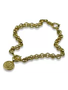 Золота підвіска ручна ручка ★ Zlotychlopak.pl ★ Gold hallmark 585 333 низька ціна
