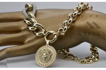 Златен медальон ★ https://zlotychlopak.pl/bg/ ★ Златен знак 585 333 ниска цена