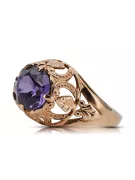 Russe rose soviétique 14k 585 or Alexandrite Ruby Emerald Sapphire Zircon ring vrc080