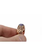 Russe rose soviétique 14k 585 or Alexandrite Ruby Emerald Sapphire Zircon ring vrc080