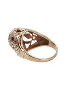 Russe rose soviétique 14k 585 or Alexandrite Ruby Emerald Sapphire Zircon ring vrc080