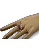 Russe rose soviétique 14k 585 or Alexandrite Ruby Emerald Sapphire Zircon ring vrc080