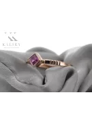 Inel sovietic rusesc din aur 585 trandafir 14k alexandrit rubin smarald safir zircon vrc014