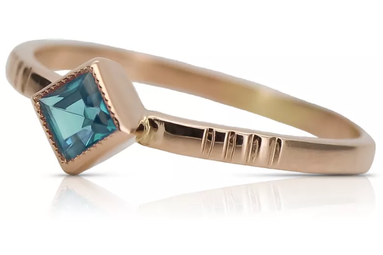 Rose soviétique russe 14k 585 or Alexandrite Ruby Emerald Sapphire Zircon ring vrc014