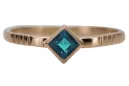 Rose soviétique russe 14k 585 or Alexandrite Ruby Emerald Sapphire Zircon ring vrc014